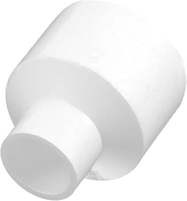 Sourcingmap tuyau d'eau pvc coupleur 40mm 20mm trou intérieur dia bidirectionnel blanc