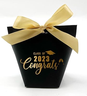 10 pièces boîtes à bonbons de remise de diplôme 2023, boîte cadeau de remise de diplôme, boîte de chocolat pour cadeaux de remise de diplôme, cadeaux de fête de remise de diplôme, or noir. DIAYTAR COTE D'IVOIRE est votre destination idéale pour faire du shopping en ligne en Côte d'Ivoire. Avec une énorme sélection de produits qui dépassent les 300 000 références, nous avons tout ce dont vous avez besoin, du petit électroménager à la mode en passant par les accessoires pour la maison. Notre engagement est de vous offrir une expérience d'achat en ligne facile, sécurisée et personnalisée.