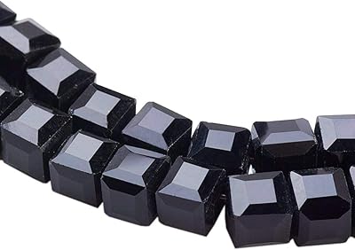 Perlin - 20 x perles de cristal fromage noir 6 mm perles de verre cube cristal pour bijoux collier bracelet x228. DIAYTAR COTE D'IVOIRE est une boutique en ligne généraliste qui propose plus de 300 000 références de produits. Elle est réputée pour sa grande variété de produits et sa qualité de service. Elle est devenue la boutique en ligne leader en Côte d'Ivoire.