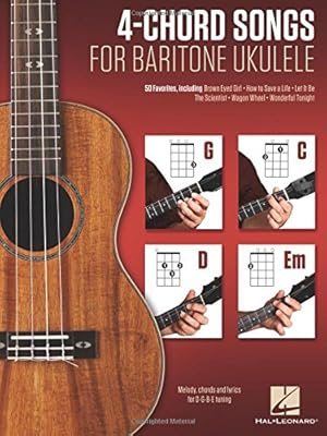 Chansons à 4 accords pour ukulélé baryton (g-c-d-em) : mélodie, accords et paroles