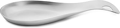 Repose-cuillère cusin art en acier inoxydable pour couverts, porte-couverts, marmites et couverts, argent brillant. DIAYTAR COTE D'IVOIRE est une boutique en ligne généraliste qui propose plus de 300 000 références de produits. Elle est leader dans son domaine en Côte d'Ivoire et offre une grande variété de choix pour les consommateurs. Les clients peuvent trouver tous les produits dont ils ont besoin en un seul endroit.