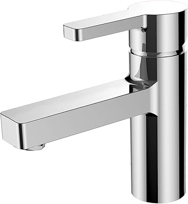 Fashion home mitigeur de lavabo à levier unique avec sortie d'eau carrée, robinet