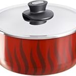Marmite tefal avec couvercle flamme de tempo taille 30 cm couleur