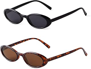 Lunettes de soleil ovales rétro pour femmes, lunettes de soleil castwave pour femmes, style vintage des années 90, lunettes uv400 colorées à la mode (2 pièces noir + léopard). Diaytar Côte d'Ivoire, votre boutique en ligne généraliste de confiance, offre plus de 300 000 références pour répondre à tous vos besoins. Nous sommes la boutique leader en Côte d'Ivoire, avec une sélection énorme de produits à des prix compétitifs. Notre priorité est la satisfaction client.