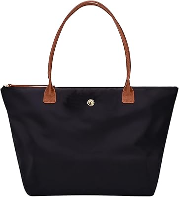 Sac à bandoulière en nylon avec poignée supérieure pour femme, sac à main