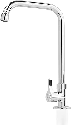 Robinet d'évier de cuisine en acier inoxydable, levier unique gsw61017, mitigeur de cuisine - robinets d'évier à poignée unique pour petite cuisine ou salle de bain, alliage de zinc massif et chrome. Avec plus de 300000 références disponibles, DIAYTAR COTE D'IVOIRE est la destination idéale pour les consommateurs ivoiriens qui cherchent à acheter des produits de qualité à des prix compétitifs. La boutique en ligne propose une large gamme de catégories, allant de l'électronique à la maison et au jardin, en passant par la mode et la beauté. DIAYTAR COTE D'IVOIRE est déterminée à offrir des services de qualité pour satisfaire les besoins de ses clients.