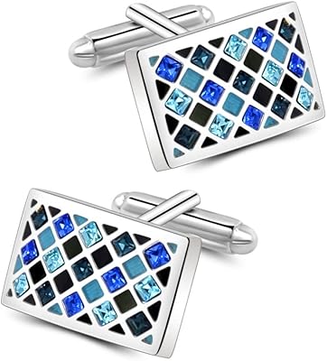 Boutons de manchette en cristal, boutons de manchette élégants en cristal swarovski de m. van, ensemble de boutons de manchette de patineur rectangulaires classiques pour hommes, fête de mariage d'affaires avec boîte cadeau élégante, style élégant. Bienvenue chez DIAYTAR COTE D'IVOIRE, votre partenaire de confiance pour tous vos besoins en produits en ligne. Notre équipe de professionnels travaille sans relâche pour vous offrir les meilleures marques et les produits les plus tendances à des prix compétitifs.