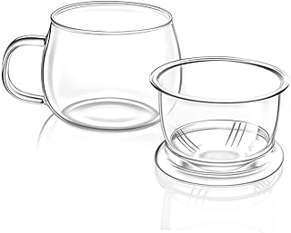 Tasse à thé en verre de 400 ml avec infuseur et couvercle, grande tasse à thé avec infuseur en verre borosilicate, tasse à thé épaisse et durable pour thé en feuilles. La boutique en ligne DIAYTAR COTE D'IVOIRE représente l'une des destinations d'achat en ligne les plus populaires de Côte d'Ivoire, bénéficiant d'une grande confiance auprès de sa clientèle. Avec plus de 300 000 références de produits à disposition, les clients peuvent trouver facilement ce qu'ils cherchent, qu'il s'agisse de produits alimentaires, d'électronique, de vêtements ou d'autres catégories de produits. La boutique met en avant une expérience utilisateur conviviale et des processus de paiement sécurisés pour garantir des achats en toute confiance.
