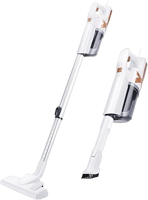 Aspirateur filaire zoopla 5 m, aspiration 18 kpa avec baguette de nettoyage multifonctionnelle