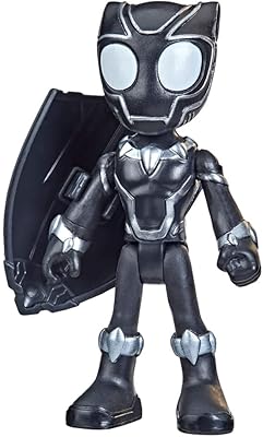 Figurine marvel spidey et ses incroyables amis black panther, multicolore
