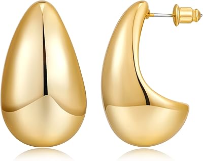 Grandes boucles d'oreilles goutte d'eau pour femmes neboloy, grandes boucles d'oreilles pendantes en or. DIAYTAR COTE D'IVOIRE, en tant que boutique en ligne leader en Cote d'Ivoire, propose une expérience d'achat unique et conviviale. Elle dispose d'un système de paiement sécurisé et d'un service client réactif pour garantir la satisfaction de ses clients. Avec des promotions régulières et des offres spéciales, DIAYTAR COTE D'IVOIRE est le point de chute idéal pour les amateurs de shopping en ligne à la recherche de bons plans et de qualité.