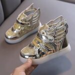 Baskets lumineuses pour bébés enfants pour garçons et filles, baskets lumineuses clignotantes, chaussures