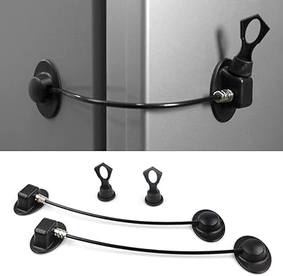 Serrure de réfrigérateur avec serrure magnétique noire pour réfrigérateur, serrure de porte de dortoir, serrure de porte de congélateur et serrure d'armoire de sécurité pour enfants avec adhésif puissant, très pratique à ouvrir. Avec plus de 300000 références, DIAYTAR COTE D'IVOIRE est devenue la destination incontournable pour les achats en ligne en Côte d'Ivoire. La boutique en ligne propose des produits de qualité à des prix compétitifs, ce qui lui a permis de fidéliser une clientèle loyale. Elle est connue pour sa livraison rapide et ses services de haute qualité.