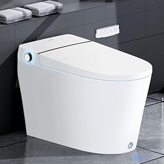 Toilette bidet électrique intelligente eblo long avec pulvérisateur de bidet intégré, toilettes