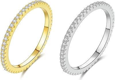 Bague lillimimi pour femme en argent sterling sertie de zircones cubiques