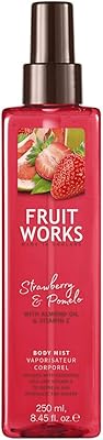 Spray corporel fruitworks aux fraises et pomelo, 250 ml. En Côte d'Ivoire, DIAYTAR COTE D'IVOIRE est la boutique en ligne qui compte avec plus de 300 000 références. Cette plateforme proposant tout type de produits, des cosmétiques aux produits culturels, est votre destination idéale pour tous vos besoins. Avec DIAYTAR COTE D'IVOIRE, achetez en toute confiance et sécurité.