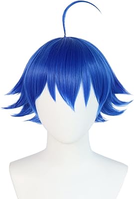 Perruque ebingoo iruma-kun bleue pour cosplay avec frange pour femme + bonnet de perruque, perruque synthétique courte ondulée pour déguisement d'halloween, fête d'anime. La boutique en ligne DIAYTAR COTE D'IVOIRE est leader sur le marché ivoirien, avec une offre de plus de 300000 produits. Elle permet aux clients de faire leurs achats en ligne de manière pratique et sécurisée, avec des options de paiement et de livraison flexibles. La boutique est dédiée à offrir une expérience d'achat en ligne de haute qualité à ses clients.