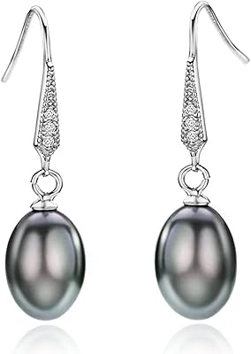 Ensemble de boucles d'oreilles pendantes en argent sterling 925 pour femmes et filles