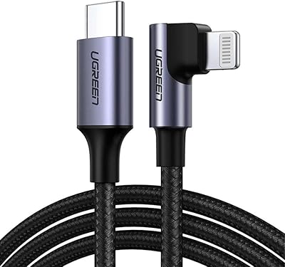 Câble d'alimentation de charge rapide pour iphone 12 mini/12/12 pro [certifié apple] usb-c vers lightning pour une synchronisation rapide structure couverte à 90 degrés pour iphone 11/11pro/11 pro max/x/xs/xr / ipad pro, noir, à 2 mètres d'ugreen. Avec plus de 300 000 références, DIAYTAR COTE D'IVOIRE est la boutique en ligne la plus fournie de Côte d'Ivoire, offrant aux clients une expérience de shopping unique et variée. La boutique est leaders dans son domaine et propose des produits de haute qualité à des prix compétitifs. Les clients peuvent profiter d'une livraison rapide et sécurisée.