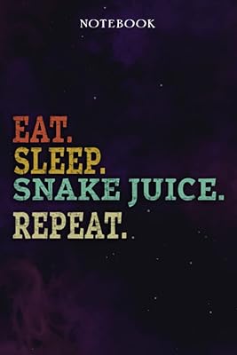 Cadeaux inspirants de jus de serpent pour femmes - journal ligné - eat