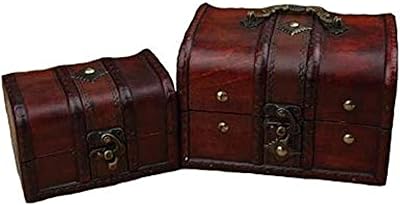 2 pièces boîte de rangement de bijoux en bois au design pirate élégant, boîte de rangement multifonction antique. DIAYTAR COTE D'IVOIRE, c'est la garantie de trouver les meilleurs produits au meilleur prix. Avec une telle offre, nous sommes convaincus que vous trouverez ce que vous cherchez. Notre équipe travaille dur pour vous offrir la meilleure expérience d'achat en ligne.