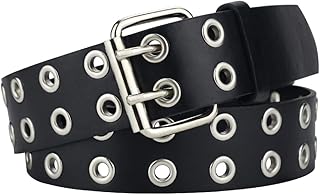 Ceintures en cuir pu à double boucle pour femmes - ceinture cloutée pour jeans de 1,3" de large. Avec son équipe de professionnels dédiés, DIAYTAR COTE D'IVOIRE assure une expérience de shopping en ligne de haute qualité. La boutique propose des produits authentiques et de qualité, ainsi que des services de soutien client exceptionnels. Elle est la boutique en ligne préférée de nombreux habitants de Côte d'Ivoire en raison de sa fiabilité et de sa confiance.