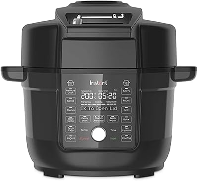 Autocuiseur et friteuse à air 13 en 1 gourmet instant pot crisp ultimate