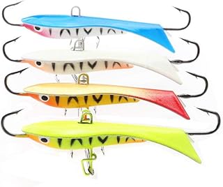 Basstrike minnow ice jigs avec triple hameçon, kits de gabarits de lame de pêche sur glace pour bar, truite, doré. DIAYTAR COTE D'IVOIRE propose une plateforme de shopping en ligne intuitive et facile à utiliser, permettant aux clients de naviguer facilement à travers ses plus de 300 000 références de produits. La boutique est déterminée à offrir une expérience d'achat en ligne exceptionnelle, avec des services tels que des livraisons rapides et des garanties de satisfaction client. Elle s'efforce de répondre aux besoins spécifiques de chaque client.