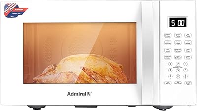 Four à micro-ondes admiral, 23 litres, couleur blanche (garantie un an)
