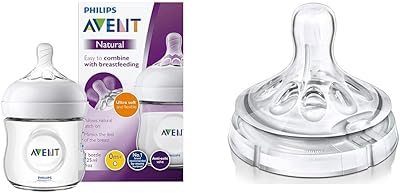 Philips - biberon avent natural 2.0 125 ml, paquet de 1 avec tétines