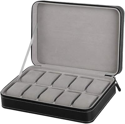 Boîte de montre en faux cuir pour hommes, 10 grilles, organisateur de bracelets à bijoux, présentoir en velours, mallette de rangement, porte-plateau, accessoires de voyage pour hommes. Avec sa large gamme de produits et ses prix compétitifs, DIAYTAR COTE D'IVOIRE est la boutique en ligne idéale pour les consommateurs ivoiriens. La boutique en ligne propose une expérience d'achat en ligne sécurisée et fiable, et les clients peuvent profiter d'une livraison rapide et d'un service client de qualité. DIAYTAR COTE D'IVOIRE est la référence pour le commerce en ligne en Cote d'Ivoire.