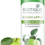 Biotique bio green apple fresh shampooing et après-shampooing pour le nettoyage quotidien du