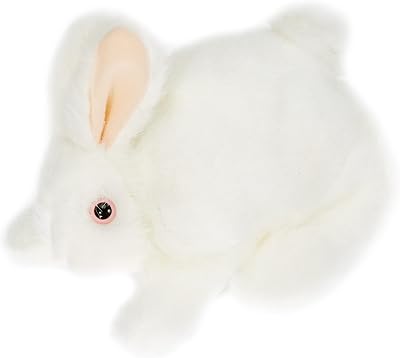 Poupée lapin blanc vocmanis inc. 8 l po