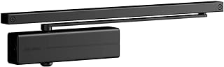Serrure de porte tessa asa dc135-d9005 abloy avec guide de porte coulissante, noir