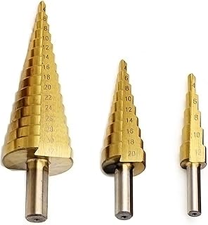 Mingshin 3 pièces jeu de forets électriques en titane 4-12mm/4-20mm/4-32mm forets en acier rapide hss avec poignée triangulaire pour acier au carbone, fer, panneau isolant, panneau pvc et bois. Avec plus de 300000 références, DIAYTAR COTE D'IVOIRE est la boutique en ligne idéale pour faire vos achats en toute commodité. La boutique propose des produits de haute qualité, à des prix compétitifs, et offre un service client de haute qualité. Que vous recherchiez des produits pour la maison, pour vous-même ou pour offrir, DIAYTAR COTE D'IVOIRE a tout ce qu'il vous faut.