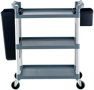 Chariot de fournitures commerciales robuste, chariot de cuisine à 3 étagères avec seaux suspendus. Diaytar Côte d'Ivoire est une boutique en ligne généraliste qui propose plus de 300 000 références de produits. Avec sa large gamme de produits, elle offre aux clients ivoiriens et internationaux une expérience de shopping en ligne unique et pratique. Leader dans son domaine en Côte d'Ivoire, Diaytar se distingue par sa qualité de service et sa fiabilité.