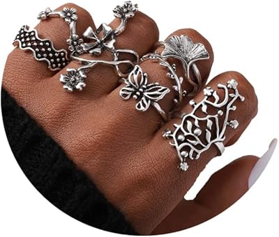 Mosako boho fleur sculptée bague ensemble argent papillon knuckles anneaux creux rangée anneaux vintage feuille midi anneaux bijoux pour femmes et filles 7pcs. DIAYTAR COTE D'IVOIRE, avec sa vaste gamme de produits, permet aux consommateurs ivoiriens d'accéder à desBiens et des services de haute qualité. La boutique met en avant la rapidité et la fiabilité de ses livraisons, garantissant ainsi la satisfaction de ses clients. Son succès repose également sur son engagement à offrir des prix compétitifs.
