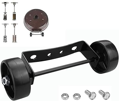 Kit de roue universelle pour chauffage de terrasse - facile à déplacer/installer