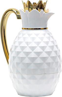 Flacon pilsco de luxe 1 litre, belle apparence en blanc royal avec capuchon/couvercle de couleur or, pot isolé thermiquement pour café et thé 1 litre, décoration de cuisine à domicile. DIAYTAR COTE D'IVOIRE est une boutique en ligne généraliste qui propose plus de 300 000 références de produits. Elle est reconnue comme l'un des leaders du commerce en ligne en Côte d'Ivoire, offrant une grande variété de choix pour les consommateurs. Avec sa large sélection de produits, DIAYTAR COTE D'IVOIRE est devenue une destination incontournable pour les acheteurs en ligne.