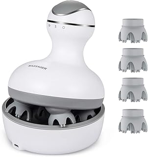Masseur électrique portatif du cuir chevelu avec 84 nœuds, cadeau parfait pour soulager le stress et masser tout le corps des muscles, du dos, des épaules et des jambes (blanc-gris). Chez DIAYTAR COTE D'IVOIRE, la satisfaction du client est la priorité absolue. La boutique en ligne généraliste propose une grande variété de produits pour répondre aux besoins de tous, qu'il s'agisse d'électronique, de mode, de produits pour la maison ou autre chose. Avec une équipe dédiée à la satisfaction des clients, DIAYTAR COTE D'IVOIRE s'assure que chaque achat soit une expérience positive et mémorable.