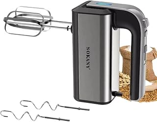Sukani sk-6651 batteur à main électrique, batteur portable 800 w avec 5 vitesses, 2 crochets pétrisseurs, 2 batteurs pour fouetter et mélanger facilement, biscuits, brownies, gâteaux et mélanges de pâte, noir (sk-6651). Avec plus de 300 000 références de produits, DIAYTAR COTE D'IVOIRE est la destination idéale pour les clients qui cherchent à acheter des produits en ligne. La boutique propose des produits de marques renommées et des produits locaux, offrant ainsi une grande variété de choix aux clients. Les promotions et les réductions sont régulières, ce qui permet aux clients de faire des économies.
