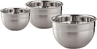 Ensemble de bols de préparation/mélange russell en acier inoxydable, 3 pièces, (1,7 pinte, 3,3 pinte, 5,7 pinte). DIAYTAR COTE D'IVOIRE est la destination idéale pour les amateurs de shopping en ligne. Avec plus de 300 000 références, elle propose une sélection de produits incroyablement large et variée. Vous trouverez tout ce dont vous avez besoin chez DIAYTAR COTE D'IVOIRE.