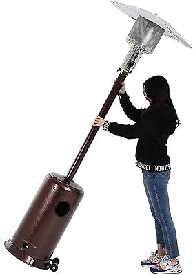 Chauffage de terrasse extérieur, chauffage d'extérieur au propane robuste pour jardin, certifié csa