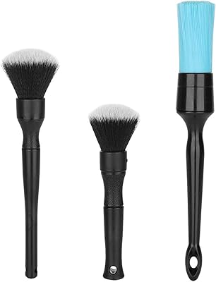 Ensemble de 3 brosses de nettoyage de voiture, ensemble de brosses douces