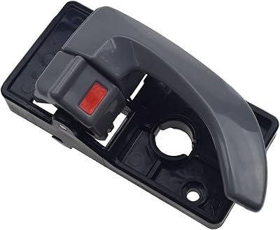 Poignée de porte intérieure droite de couleur grise pour hyundai tucson 2006-2009