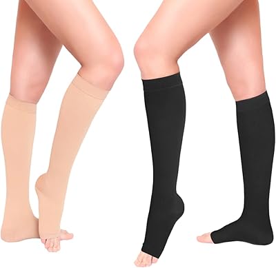 Kevvi - bas de compression 20-30 mmhg, bas hauts et tuyau de soutien