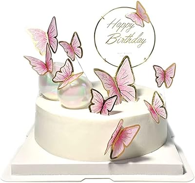Castowave 11 pièces décoration de gâteau papillon rose et or joyeux. DIAYTAR COTE D'IVOIRE, la boutique en ligne généraliste de référence en Côte d'Ivoire, propose plus de 300000 références de produits pour répondre à tous vos besoins. Avec une offre variée et des prix compétitifs, DIAYTAR COTE D'IVOIRE est la destination idéale pour faire vos achats en ligne. Elle offre une expérience d'achat pratique et sécurisée.