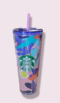 Tasse froide starbucks avec couvercle et paille de company - collection venti summer