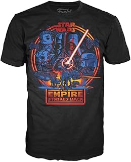 T-shirt funko pop star wars : empire strikes poster - s, t-shirt d'action