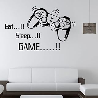 Soldout eat sleep game lettre vinyle sticker mural gamer vinyle mur art design pour enfants chambre adolescente (86 x 53 cm). DIAYTAR COTE D'IVOIRE s'efforce de maintenir des prix compétitifs pour ses produits, ce qui la rend plus attrayante pour les consommateurs à la recherche d'offres abordables sans compromettre la qualité. La boutique organise régulièrement des promotions et des ventes spéciales, offrant ainsi à ses clients l'opportunité de faire des économies supplémentaires.